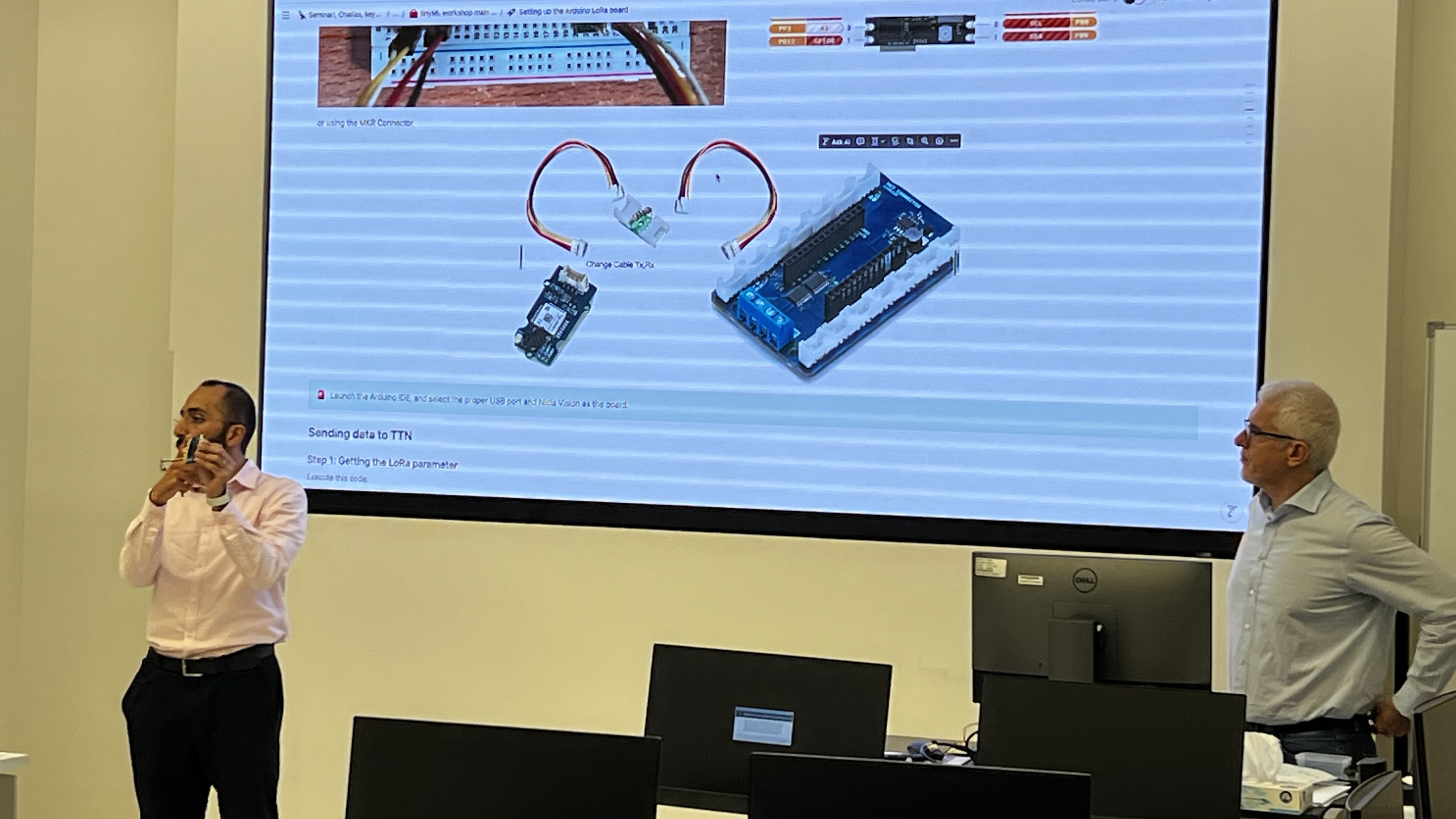 Presenting workshop overview