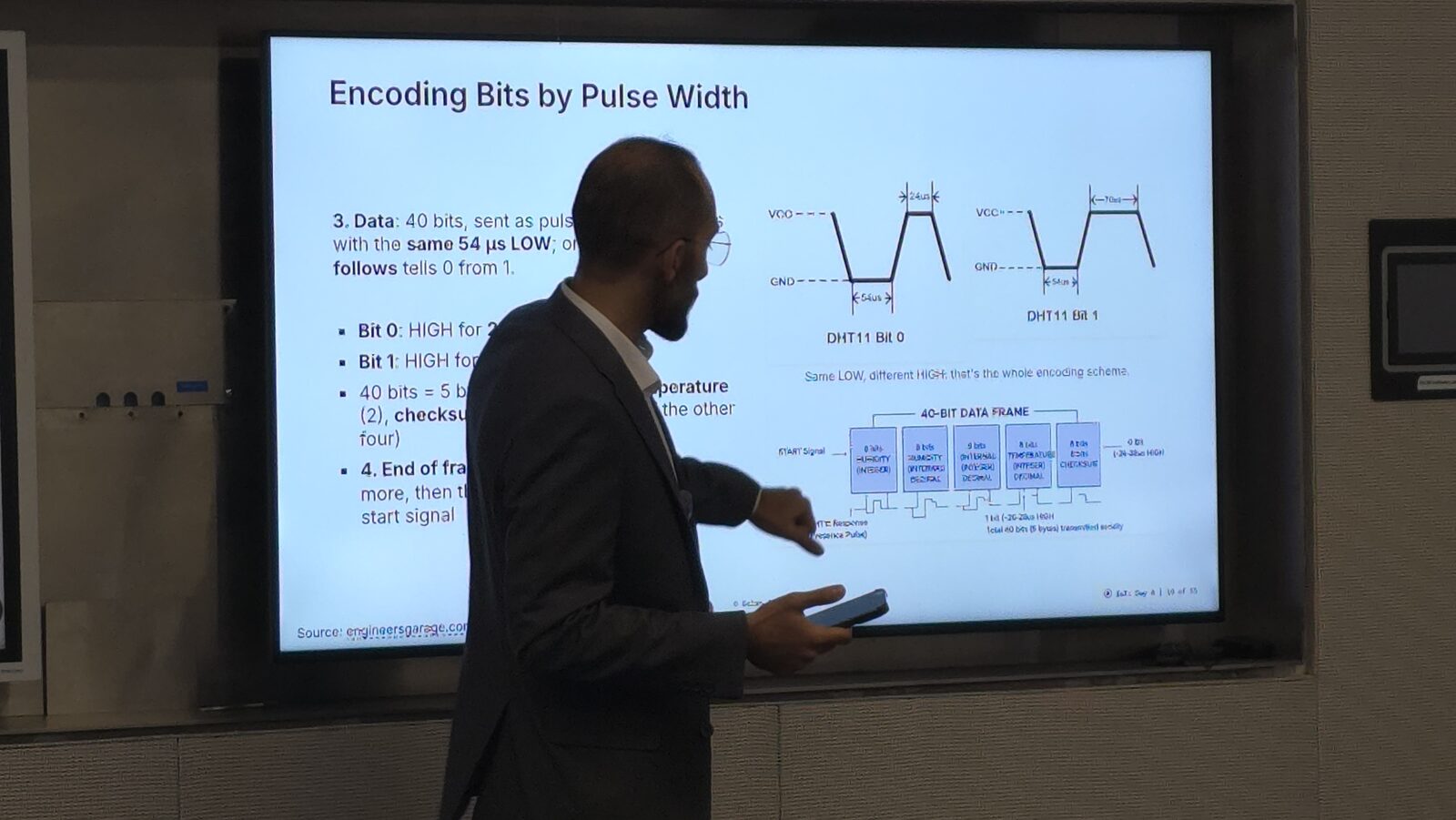 Explaining pulse width encoding of sensor data